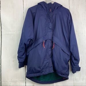 EMS navy blue water resistant jacket